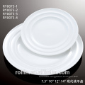 Super White Ceramic Fine Porcelain Dinner Set with elegant Design